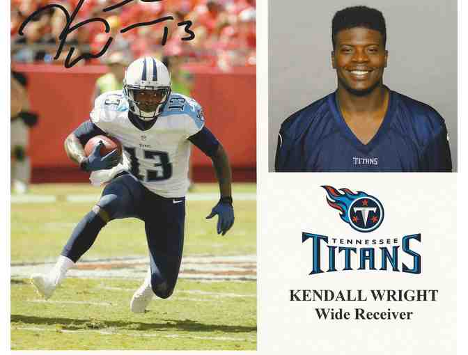 Kendall Wright Autographed Picture