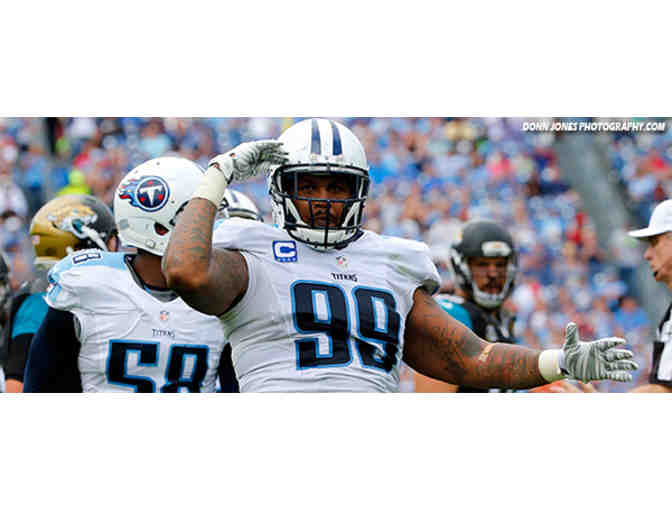 Tennessee Titans Jurrell Casey Authentic Autographed Photo