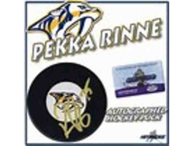 Pekka Rinne Autographed Hockey Puck
