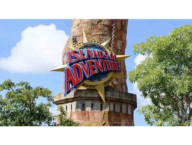 Four Passes to Universal Studios and Island of Adventure
