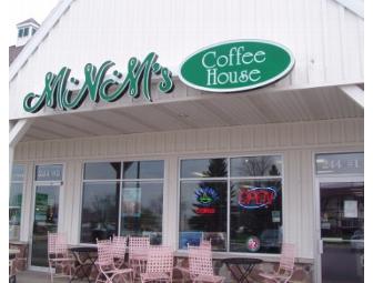 $10 Gift Certificate to M-N-M Coffeehouse and Coffee Mug