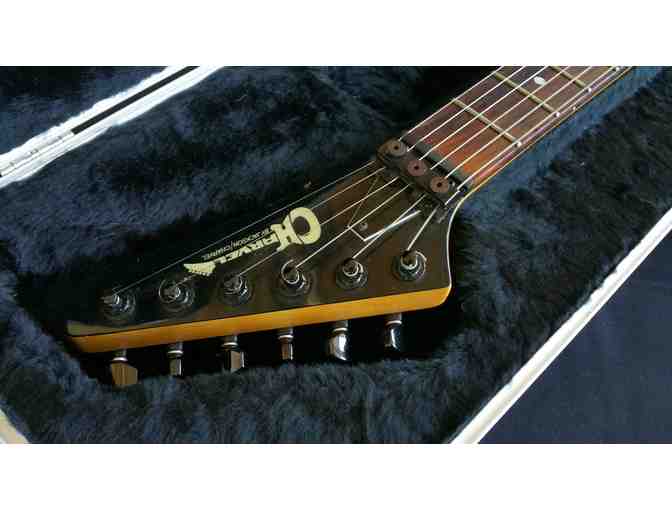 Black Cherry Charvel by Jackson Charvelle, Made in Japan, Model 4 1986