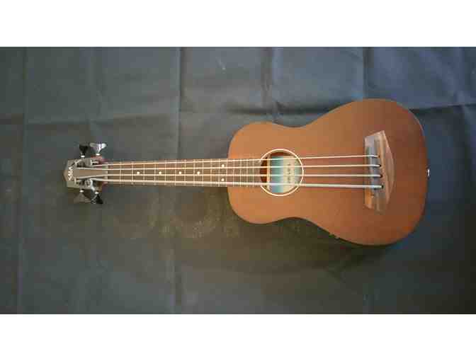 Kala KA-UBASS-RUMBL-FS Mahogany Rumbler U-Bass with Gig Bag