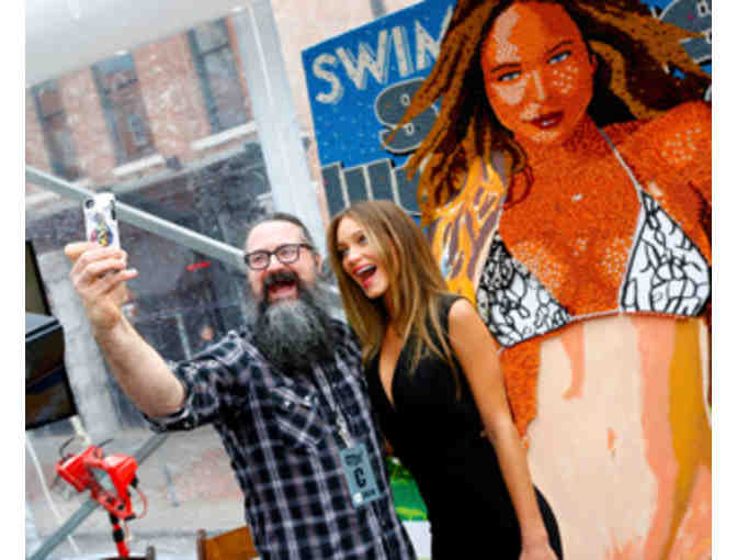 2015 Sports Illustrated Swimsuit Cover in 64,000 Crayons - Art from Herb Williams