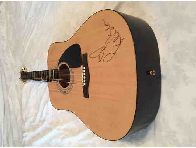 Fender Squier acoustic guitar signed by Keslea Ballerini