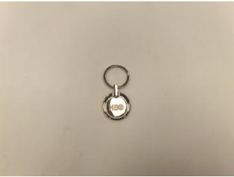 HBO Winter Beanie Hat, Scarf and Keychain Set.