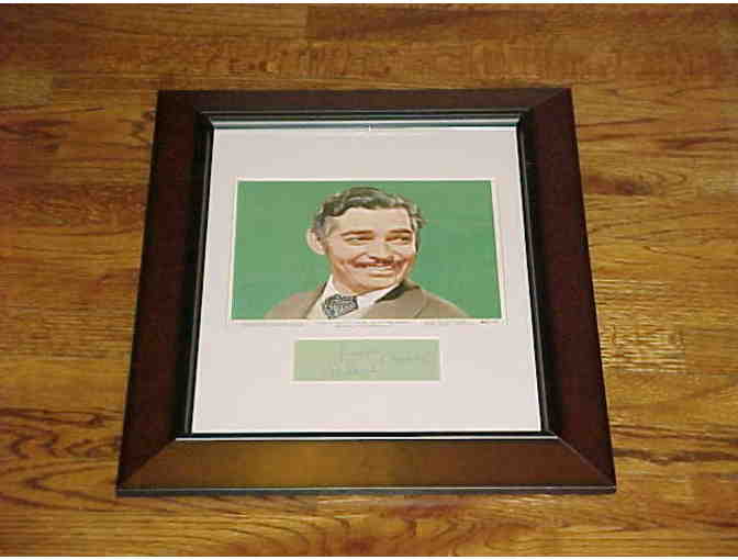 Clark Gable Gone with the Wind Autographed Piece - Photo 1