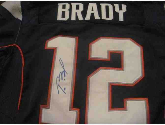 Tom Brady Autographed Football Jersey - Photo 1