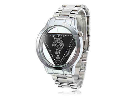 Men's CS SilverAnalog Quartz Alloy Wrist Watch!