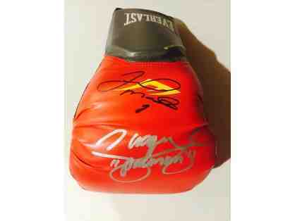 Floyd Mayweather/Manny Pacquiao Autographed Glove