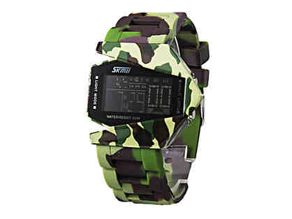 Lumen digital silicone wrist watch!