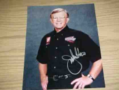 Joe Gibbs Signed NASCAR Racing Photo