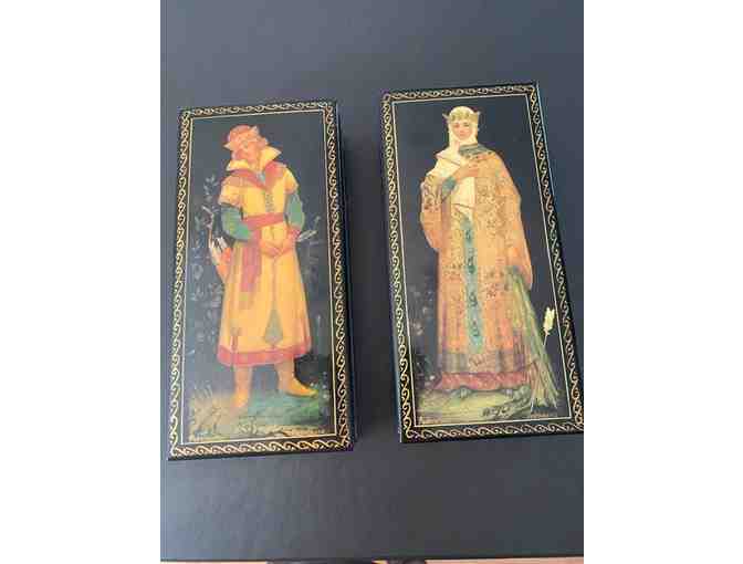 Collectible - Two (2) Russian Lacquer Boxes