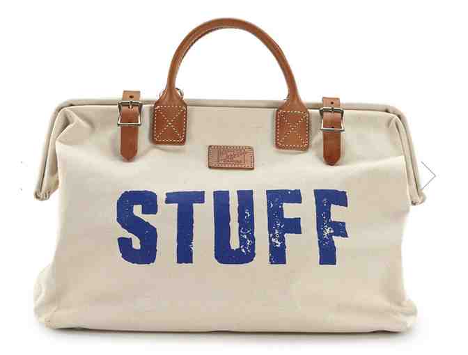 Bag - "Stuff" Lavender and Canvas brand carpenter style bag. - Photo 1