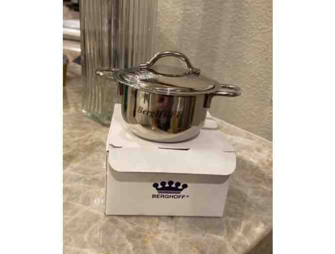 Variety Package-totes, scissors, serving dish, salt pot.