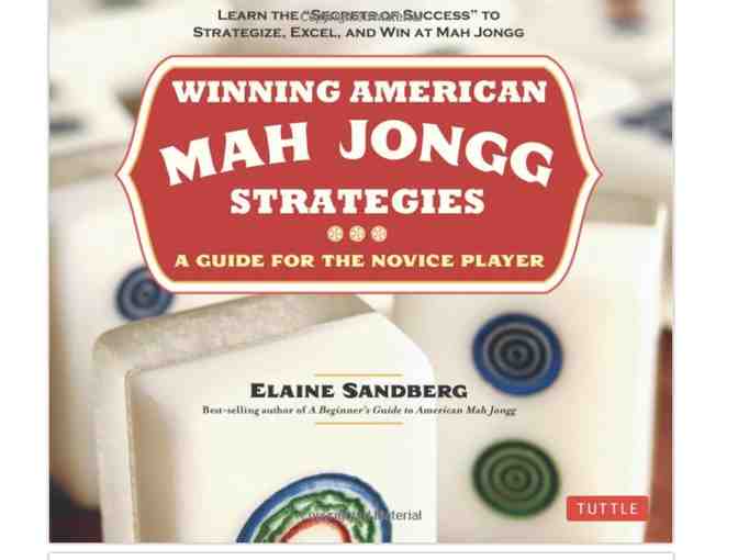 Mah Jongg Card Purse and Winning American Mah Jongg Strategies by Ellaine Sandberg