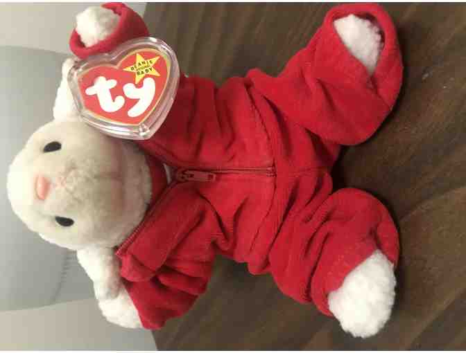 Teddy Bear - COLLECTIBLE TY BEANIE BEAR 'FLEECE'