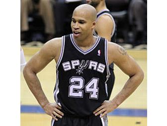 Autographed Spurs Basketball Shoe - Richard Jefferson #24!