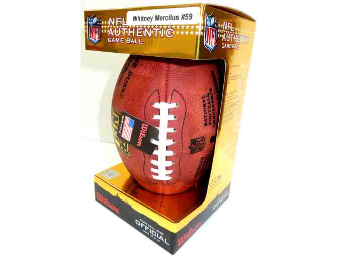 Signed NFL Authentic Game Ball