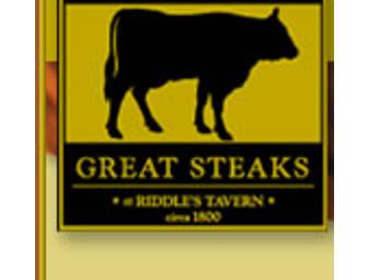 $50 Gift Certificate to Michael Timothy's, Surf or Buckley's Great Steaks