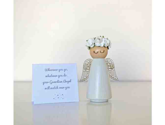 Handmade Guardian Angel Peg Doll - Harper's Memory - Photo 1