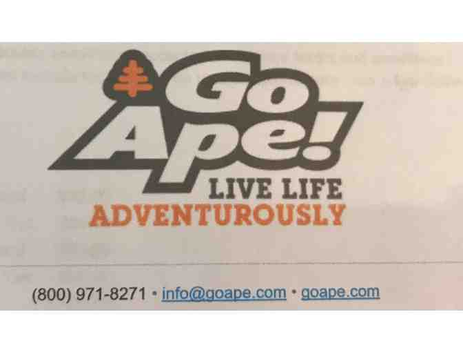 Go Ape Tree Top Adventures  $60 Gift Card #1 - Photo 1