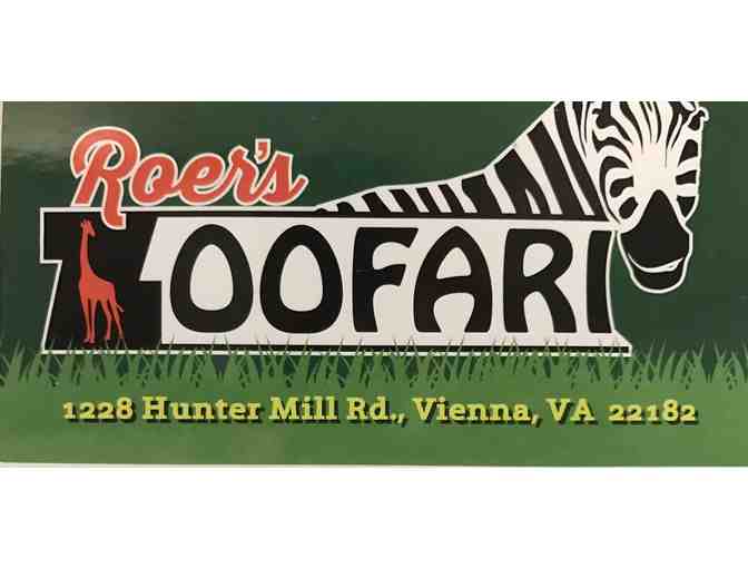 Roers Zoofari 4 Tickets