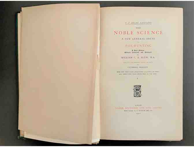 The Noble Science of Fox-Hunting