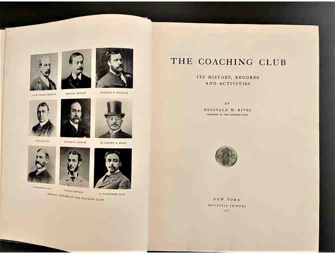 The Coaching Club: Its History, Records and Activities