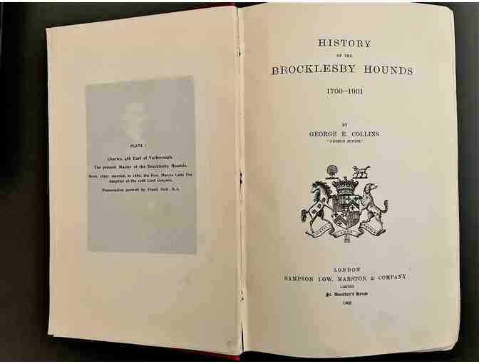 History of the Brocklesby Hounds, 1700-1901