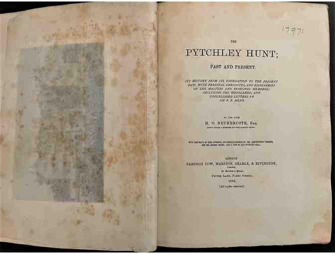 The Pytchley Hunt: Past and Present