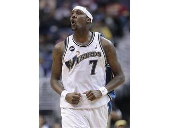 Washington Wizards NBA basketball - Autographed by Andray Blatche, #7