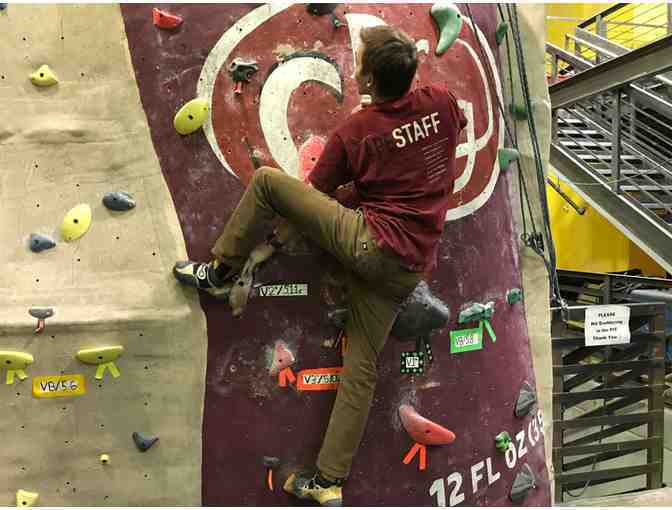 Come rock climb at Ape Index Rock Climbing Gyms with two (2) - One (1) day passes.