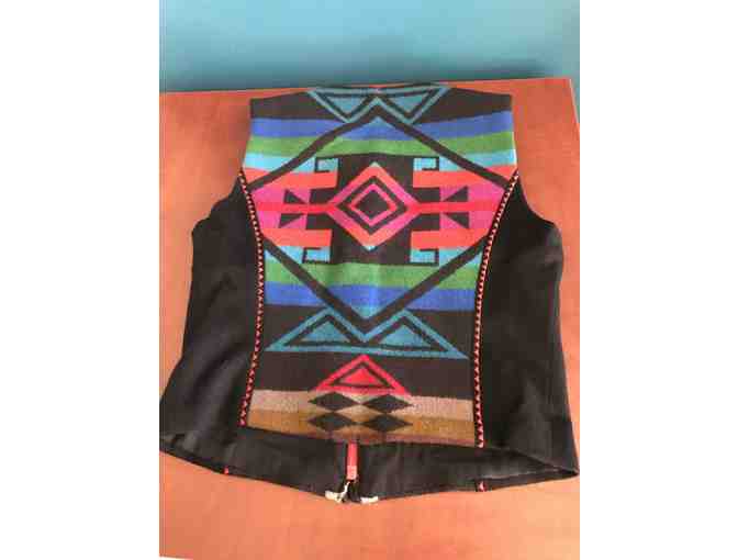 Native Design Wool Zipper Vest