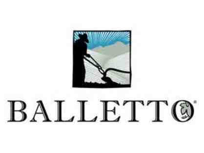 Tasting for four and two bottles of wine at Balletoo Vineyards