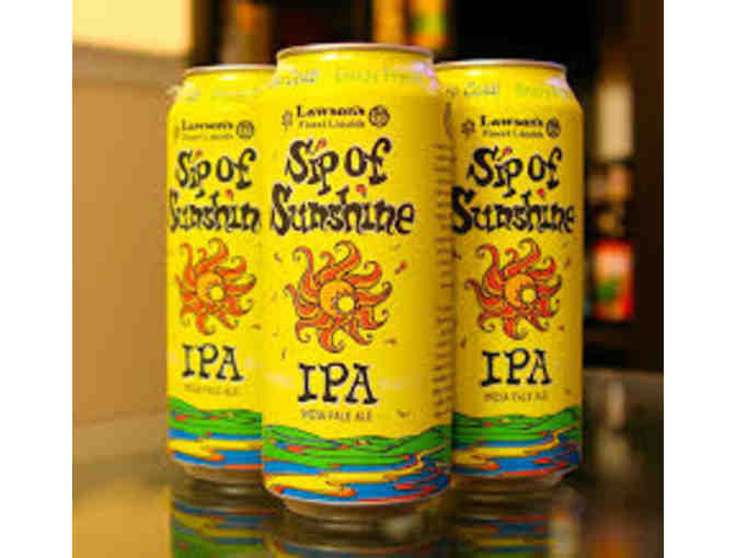 a 4-pack of Lawson's 'Sip of Sunshine'