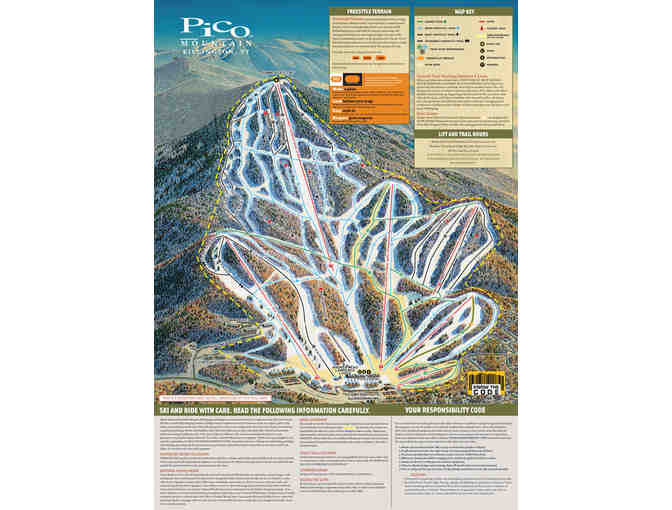 Adult one-day Pico Mountain lift ticket