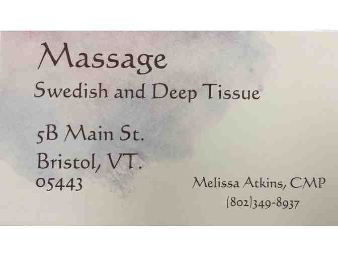 Swedish or  Deep Tissue Massage