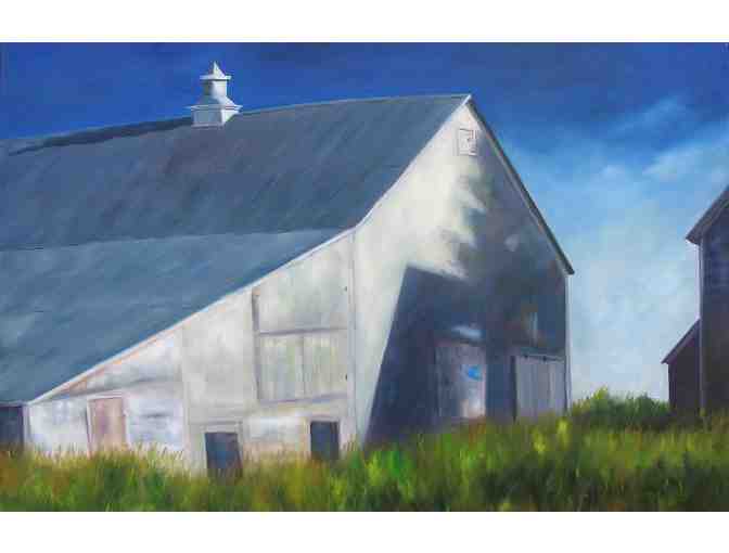 'Old Lincoln Barns'  giclee print by Anne Cady