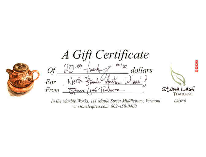 $50 Gift Certificate to Stone Leaf Teahouse
