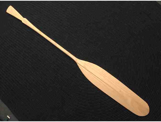 Hand Carved Wood Canoe Paddle