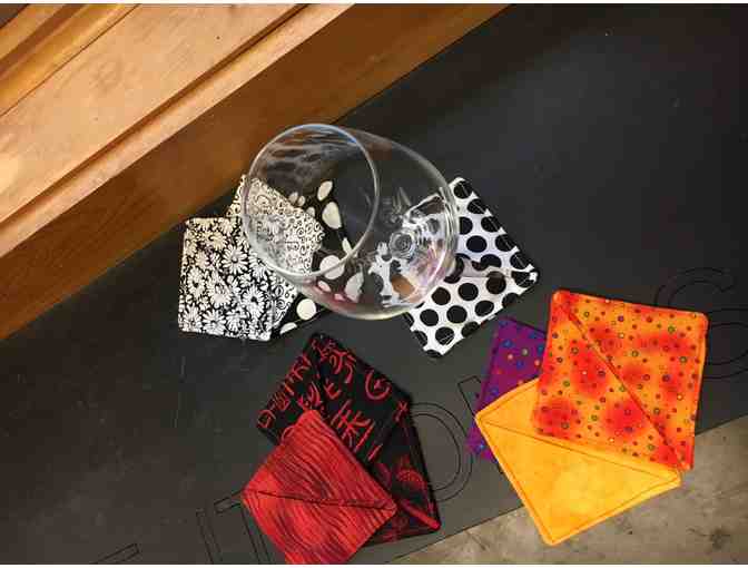 Set of 10 Custom Wine Coasters