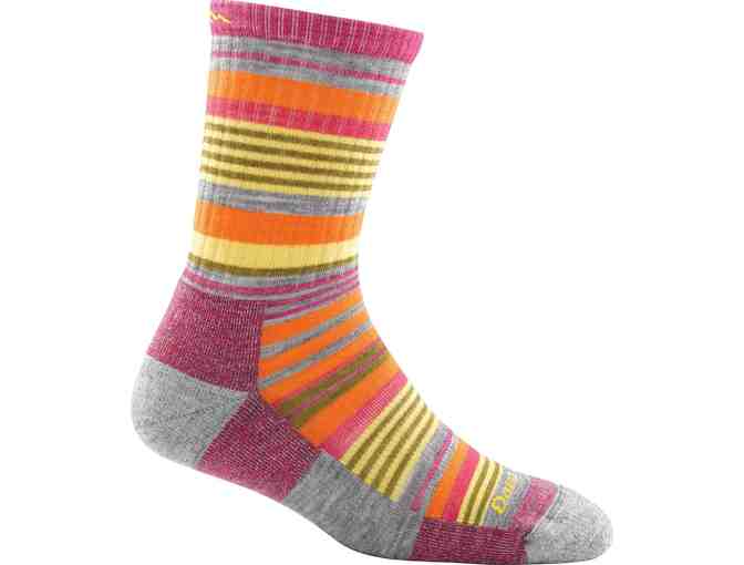Darn Tough W's Merino Wool Sierra Stripe Micro Crew Light Cushion Socks (2 of 9) - Photo 1