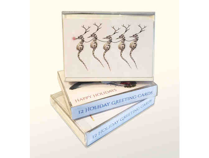 Box of 12 Holiday Cards by Artist Nick Mayer - Photo 1