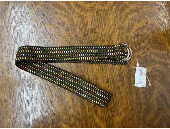 Handmade fabric d-ring belt - Photo 1