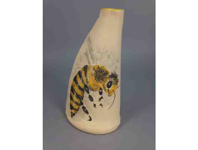 Unique, hand-made ceramic vase by Ginger Birdsey