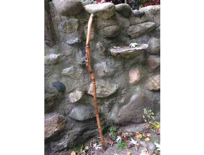 Driftwood walking stick by artist Ed Gray (Jikiwe) (1 of 2)
