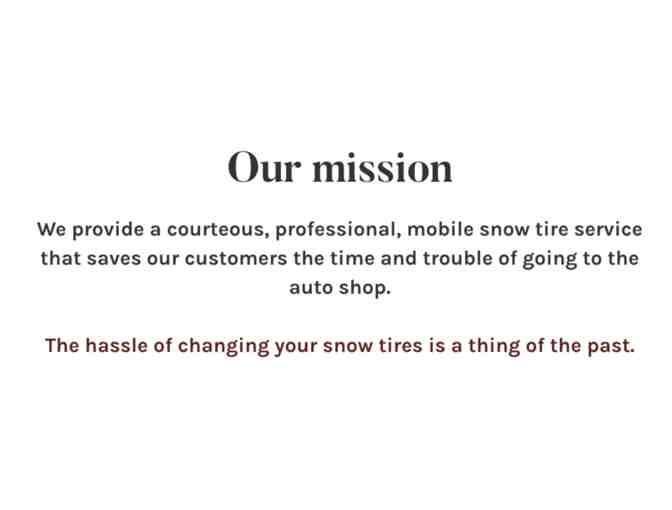 Seasonal Tire Change at Your Home or Work (3 of 3)