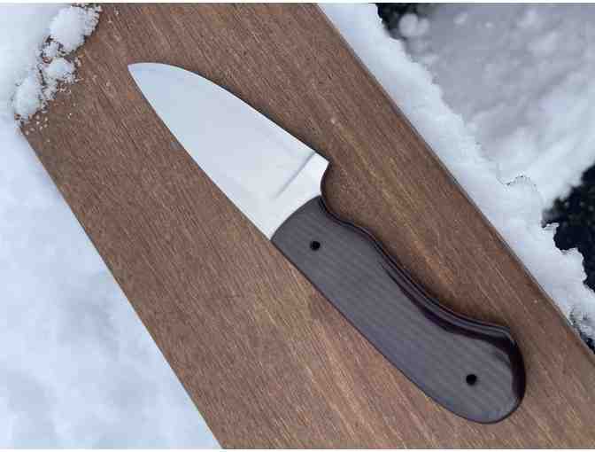 Bladesmith Forged Hunting Knife with Sheath - Photo 3