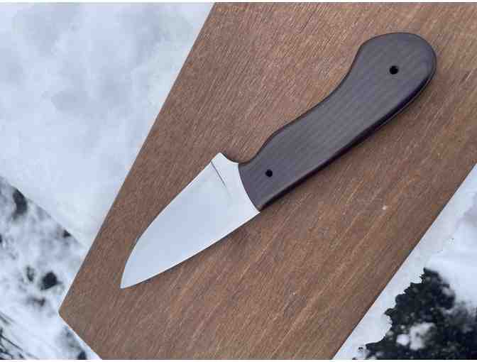 Bladesmith Forged Hunting Knife with Sheath - Photo 4
